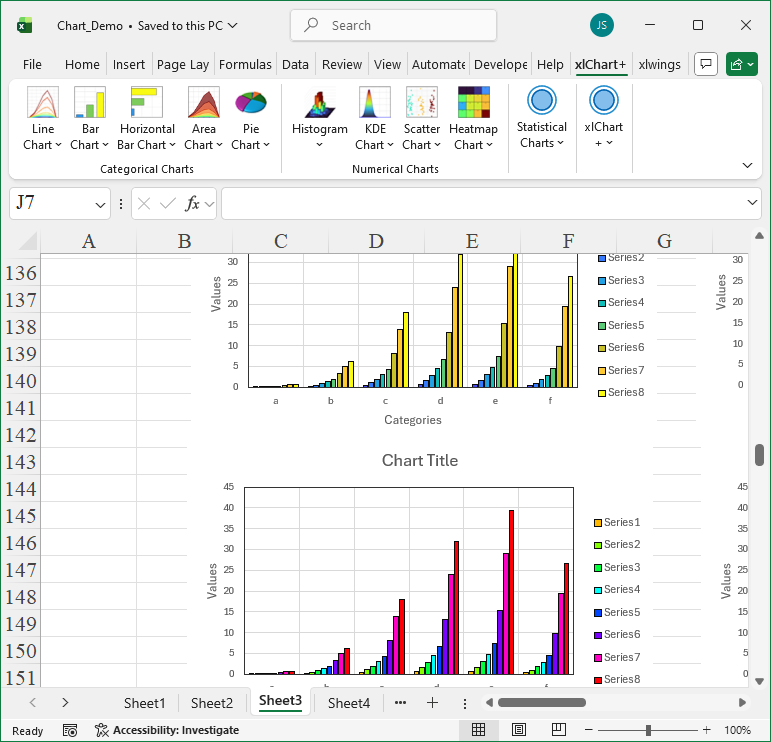 Excel Chart AI Tool Example 1