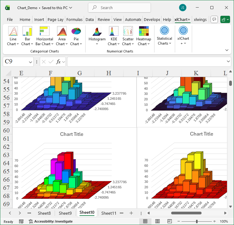 Excel Chart AI Tool Example 2