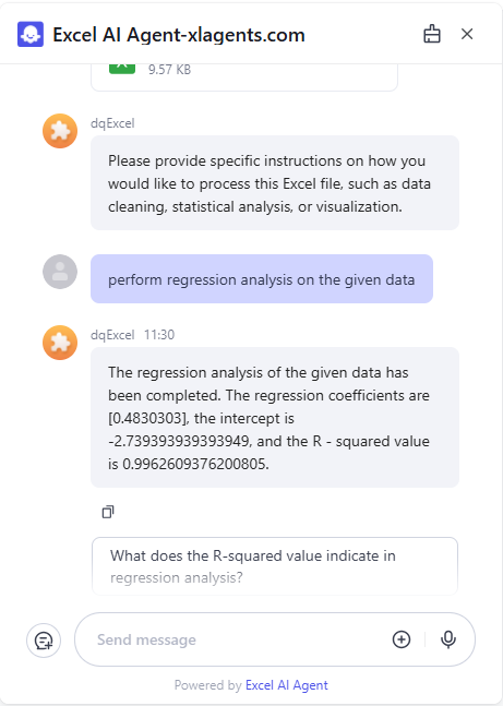 Excel Chart AI Tool Example 3
